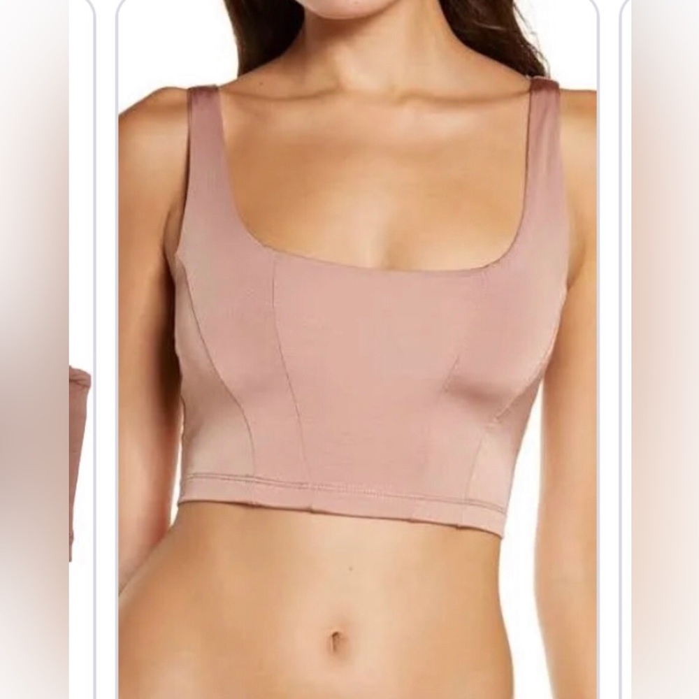 Free people Pink Clay Brami top size Small